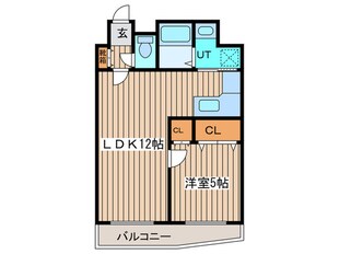 レ－ヴフロレゾンの物件間取画像